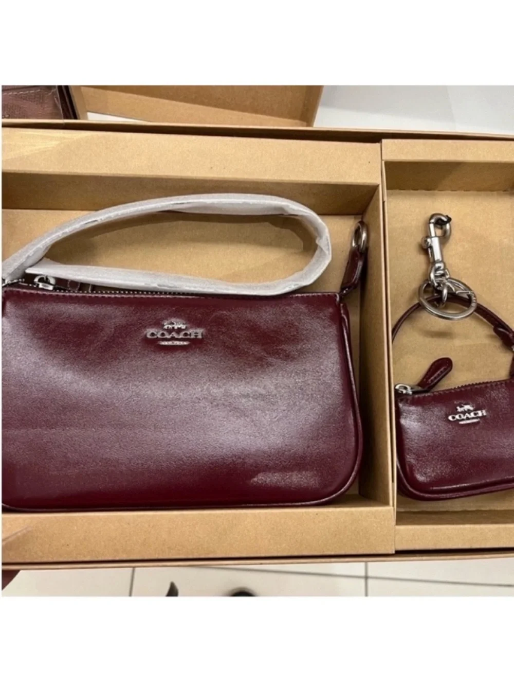 Coach Boxed Nolita 19 And Nolita Bag Charm Set Holidays
